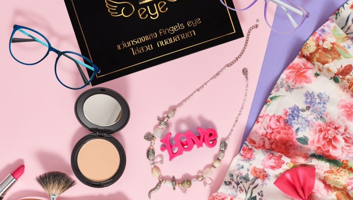 แว่นตากรองแสง สีน้ำเงิน Angels eye